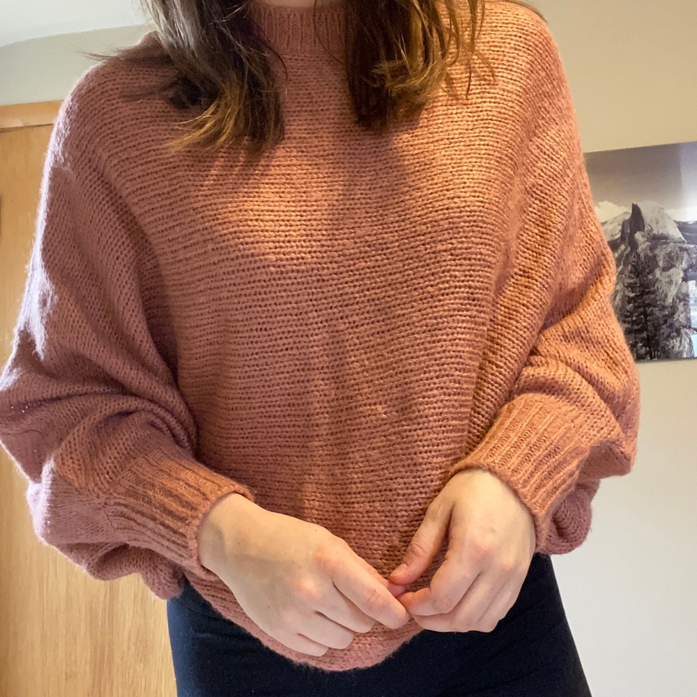 Pink sweater